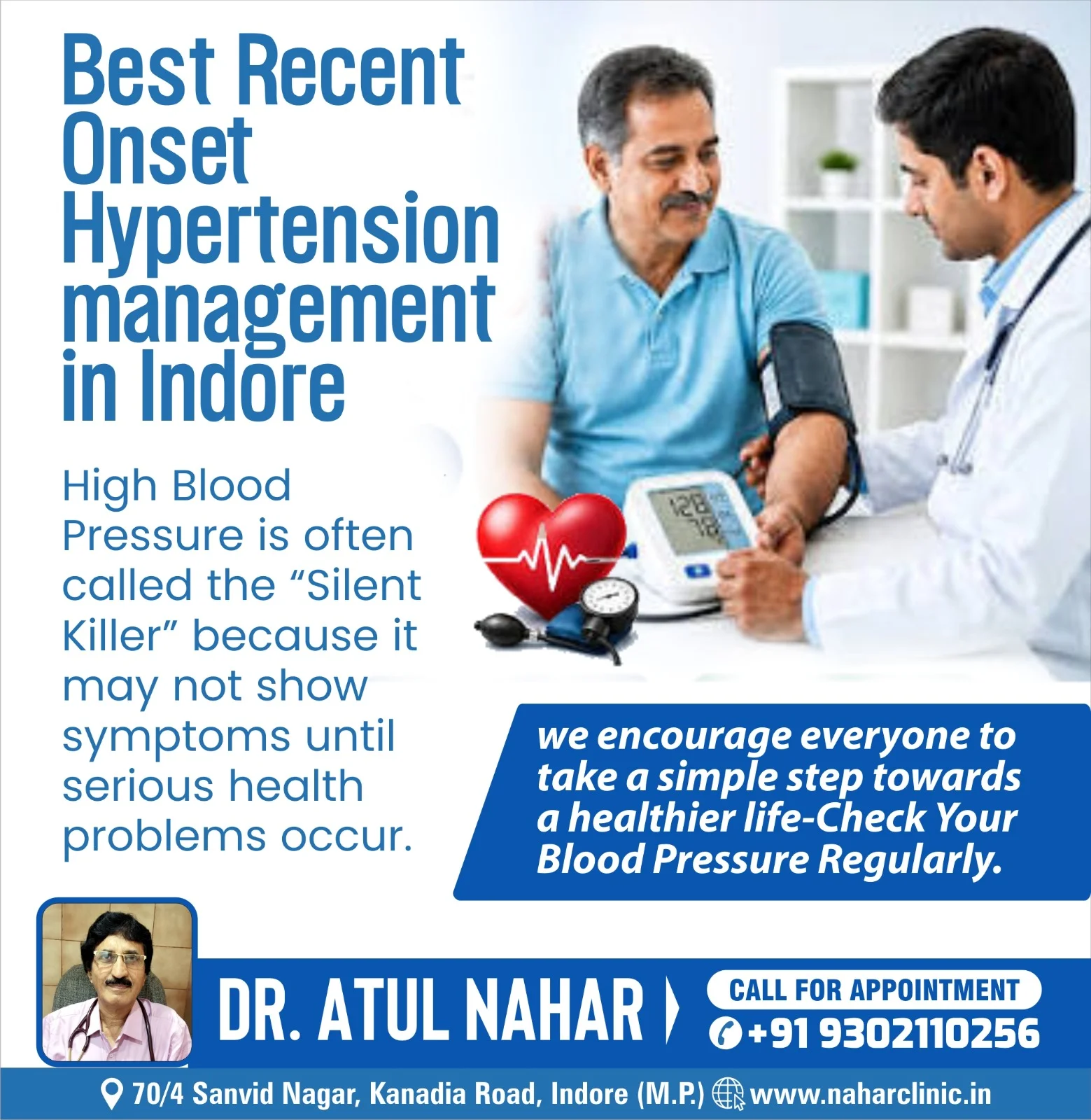 Management of Recent Onset Hypertension in Indore