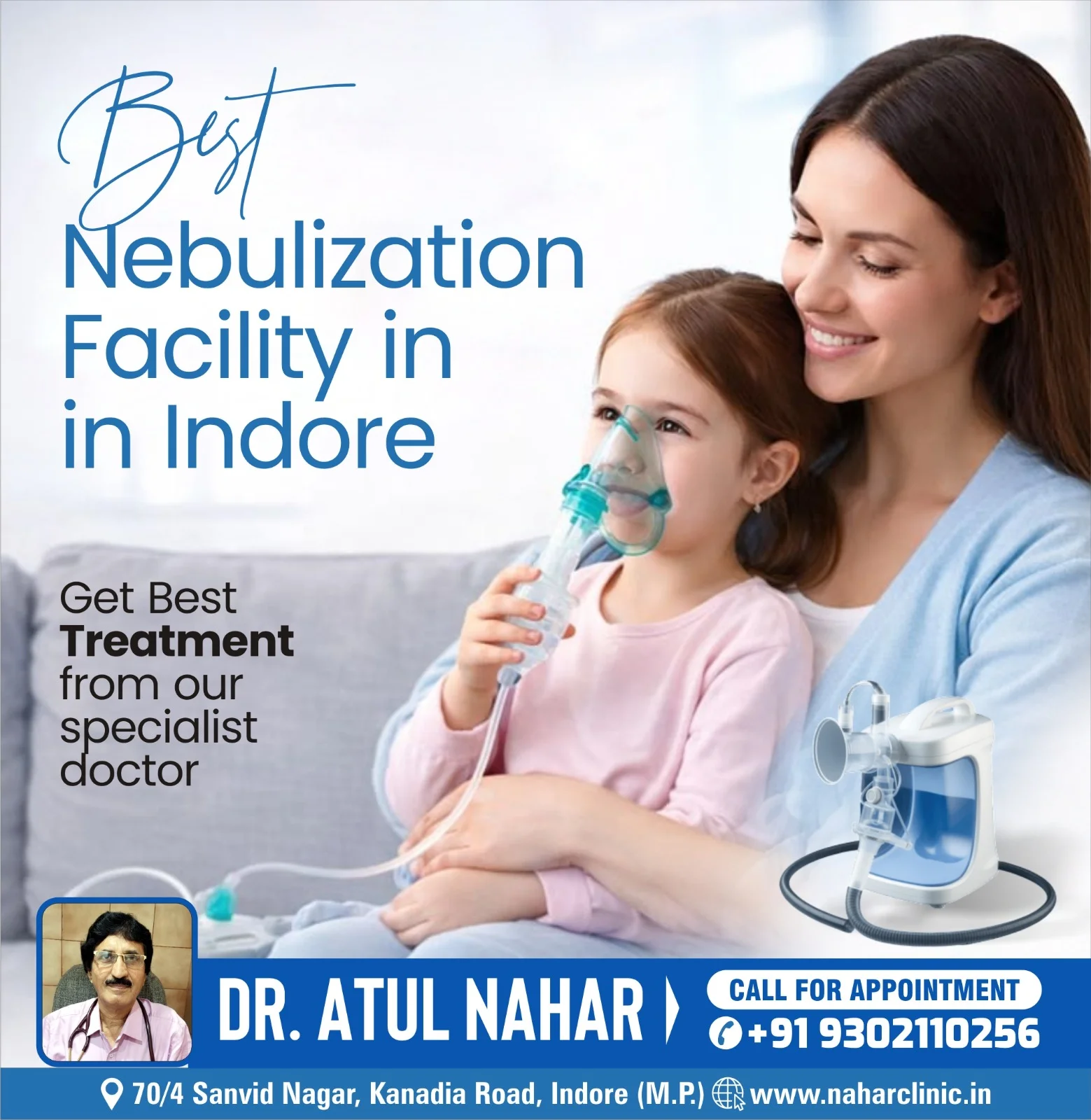Best Nebulization Facility in Indore