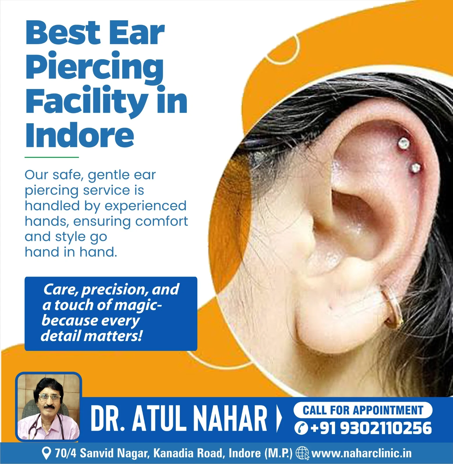 Best Ear Piercing Facility in Indore 
